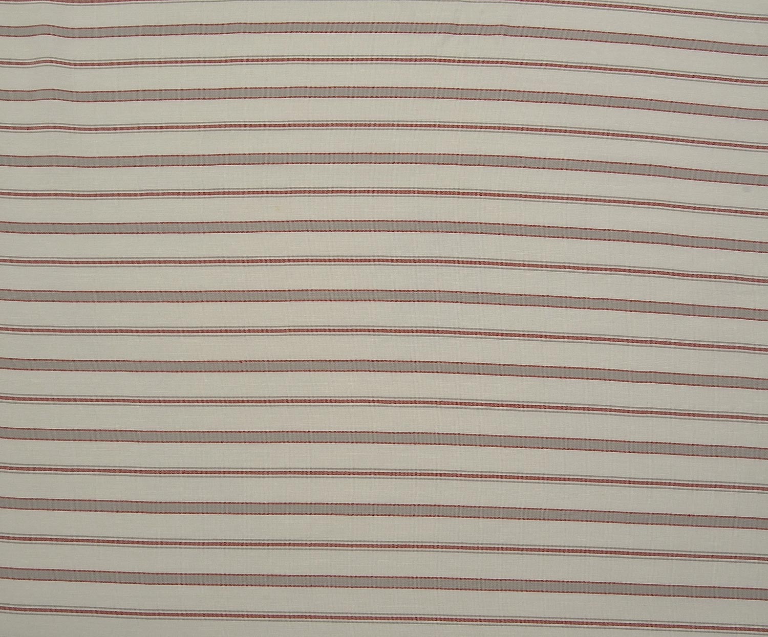 STRIPED VISCOSE FABRIC - ECRU