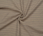 STRIPED VISCOSE FABRIC - BEIGE