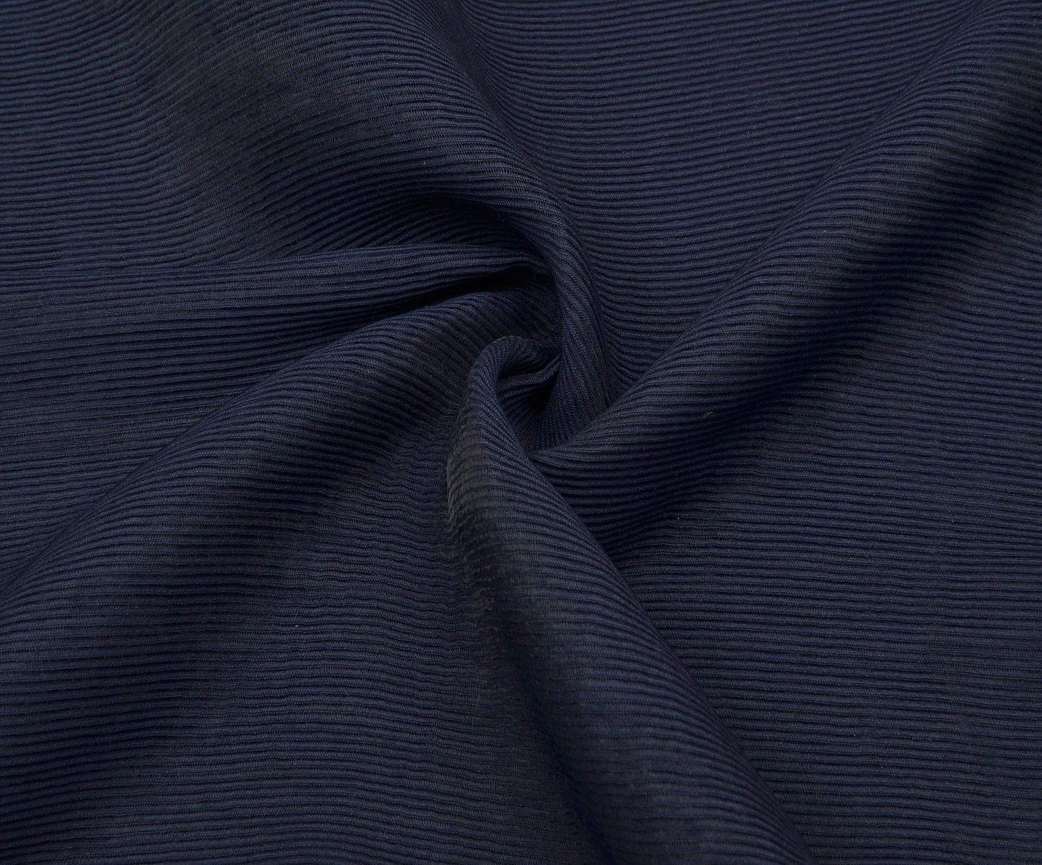 RIB-LOOK VISCOSE FABRIC - NAVY