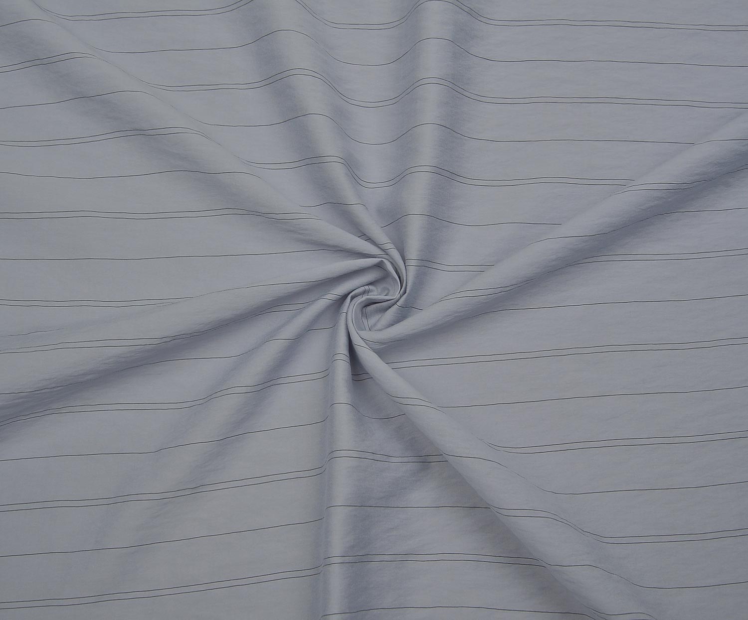 STRIPED TENCEL FABRIC - BLUE