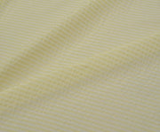 STRIPED SHIRT COVER VISCOSE FABRIC - YELLOW