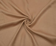 STRIPED VISCOSE FABRIC - DARK BEIGE