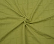 PATTERNED COTTON FABRIC - GREEN