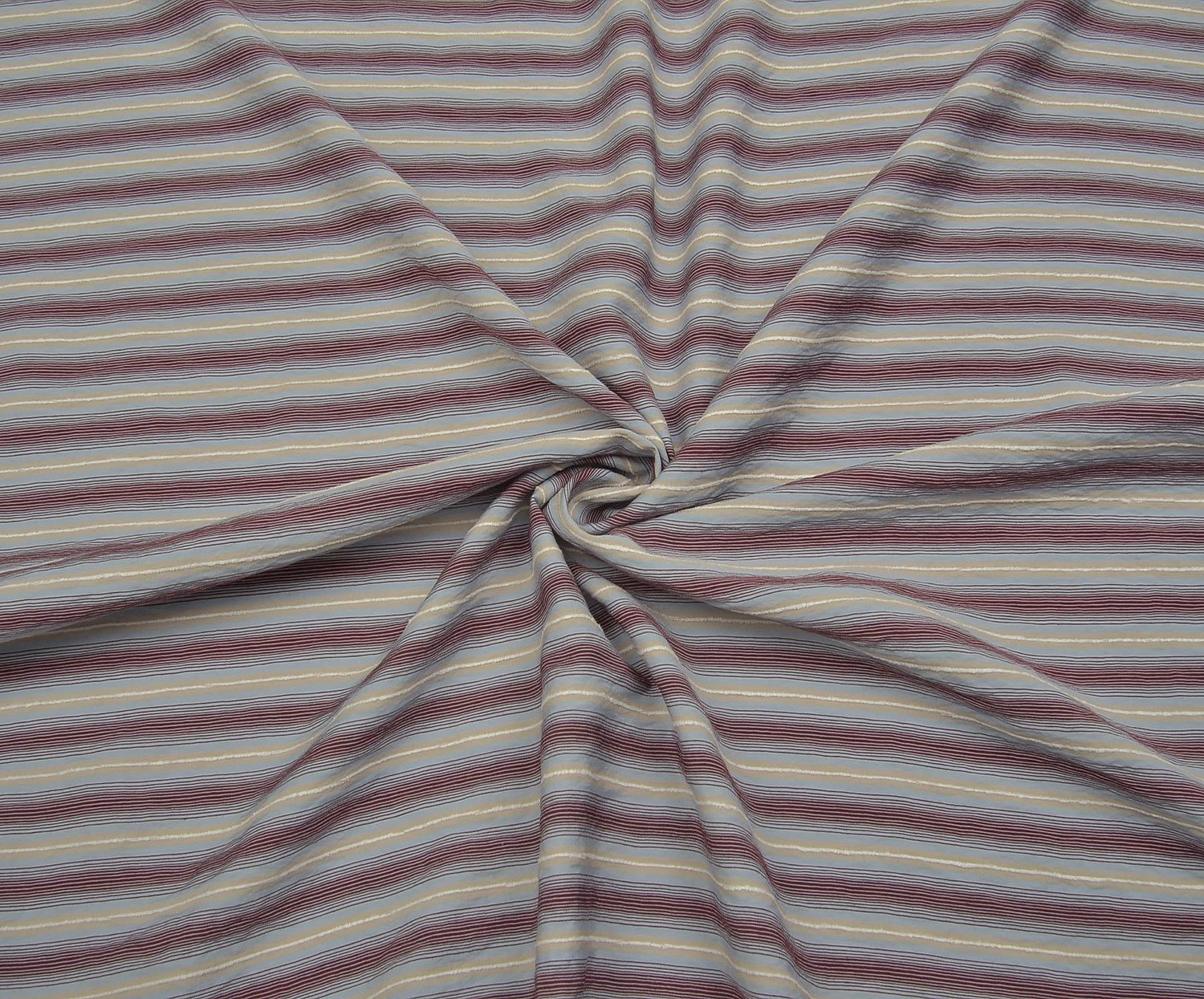 STRIPED SHIRT COVER COTTON FABRIC - BLUE