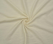 STRIPED VISCOSE FABRIC - CREAM