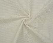 EMBOSSED PATTERNED COTTON FABRIC - ECRU