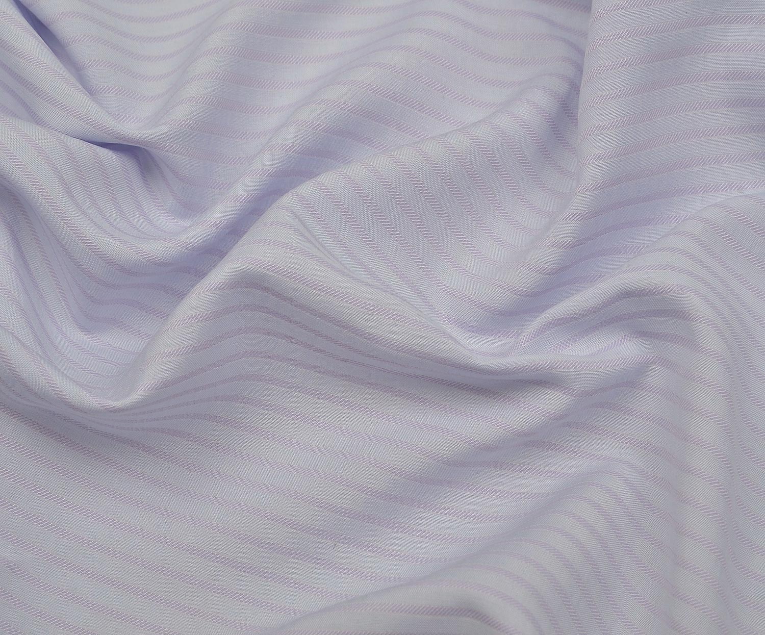 STRIPED TENCEL FABRIC - LILAC