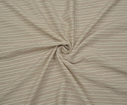 STRIPED VISCOSE FABRIC - BEIGE