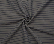 STRIPED TENCEL FABRIC - GREY