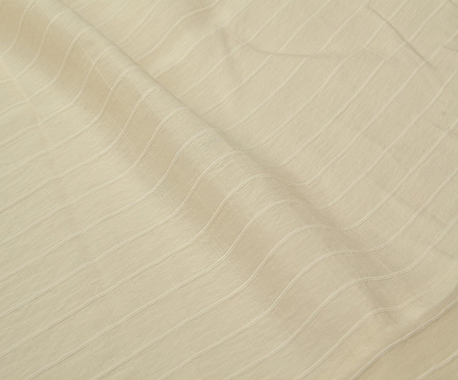 STRIPED MODAL FABRIC - BONE