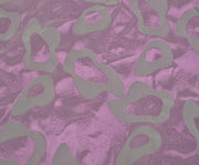 PATTERNED TAFFETA FABRIC - PURPLE