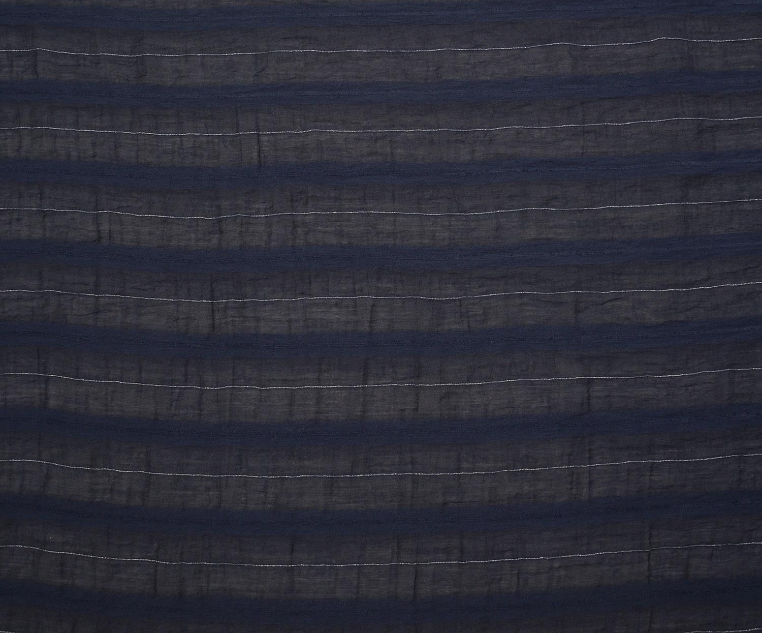 ÇİZGİLİ TENSEL KUMAŞ - LACİVERT