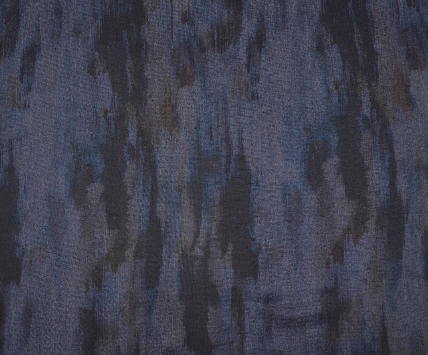 PATTERNED SILK CUPRO FABRIC - INDIGO