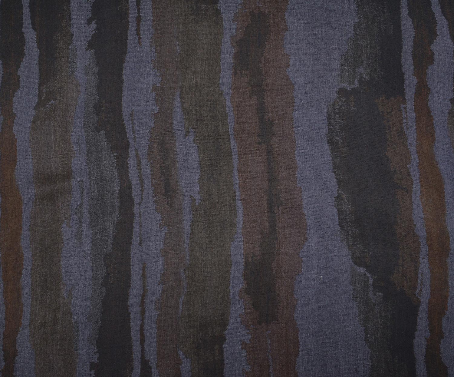PATTERNED SILK CUPRO FABRIC - INDIGO