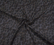 SOFT DEGRADE LEOPARD PRINT CUPRA FABRIC - INDIGO