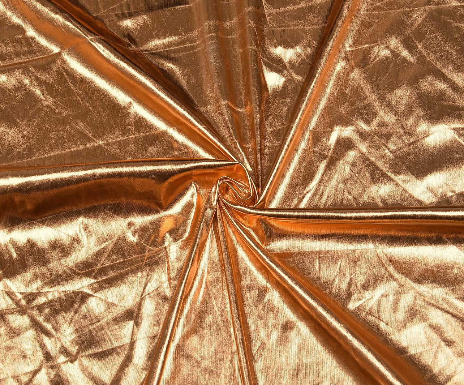 STRETCH LEATHER FABRIC - COPPER