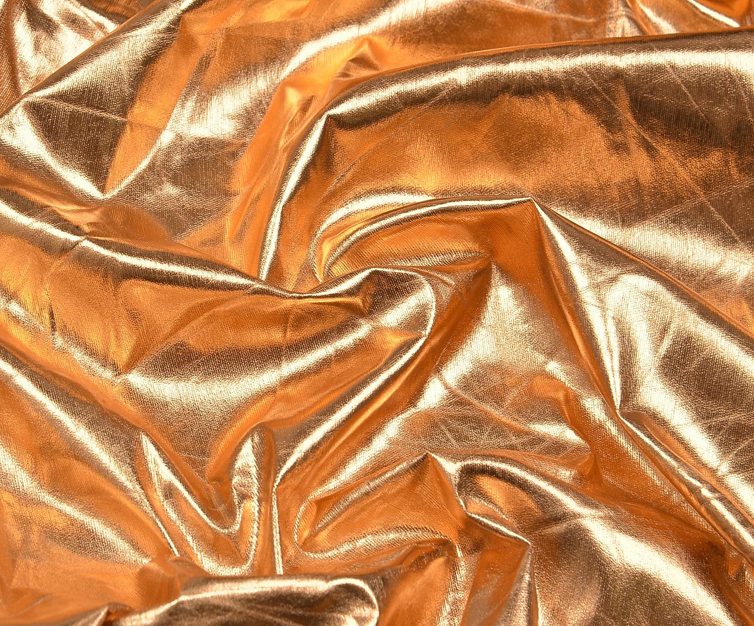 STRETCH LEATHER FABRIC - COPPER