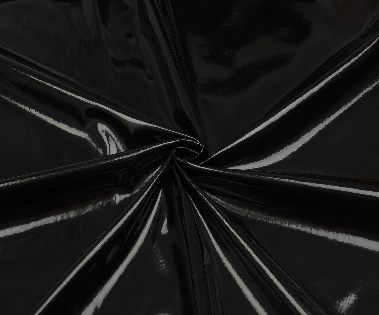 LEATHER FABRIC - BLACK