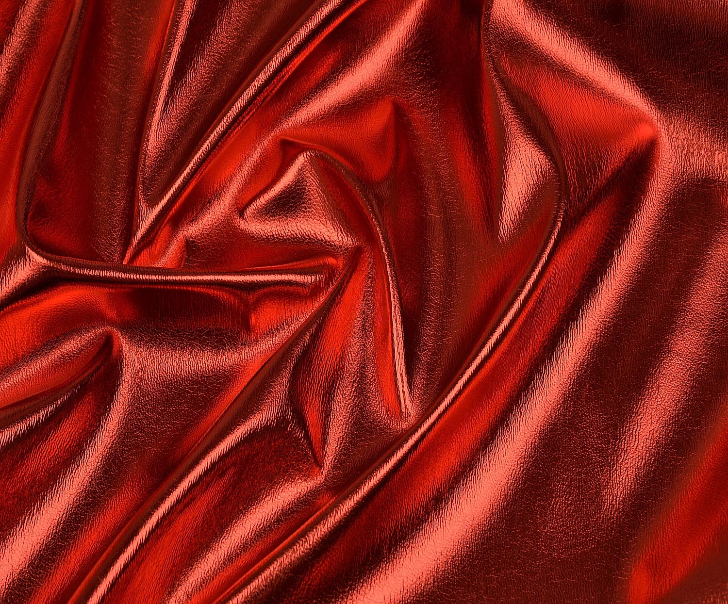 SARDINE LEATHER FABRIC - RED