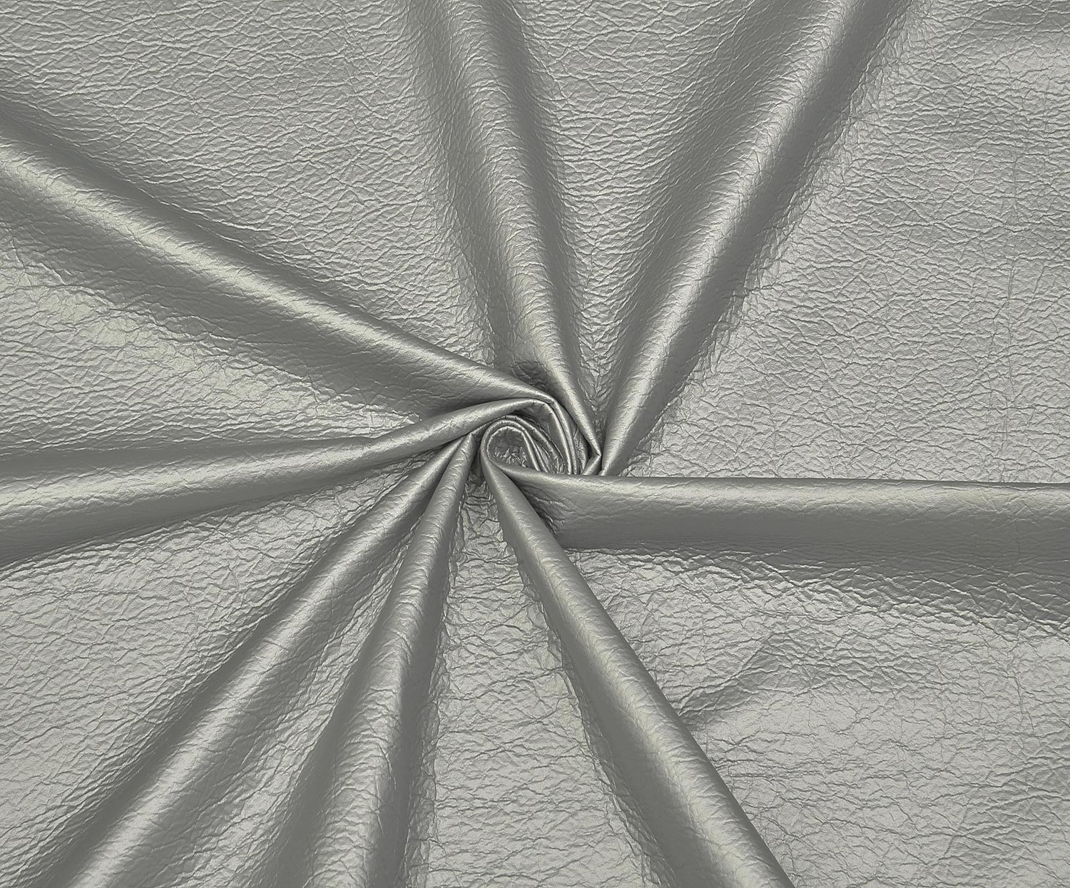 CRINKLE LEATHER FABRIC - GREY