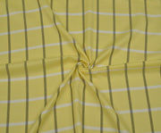 SHIRTING COTTON FABRIC - YELLOW