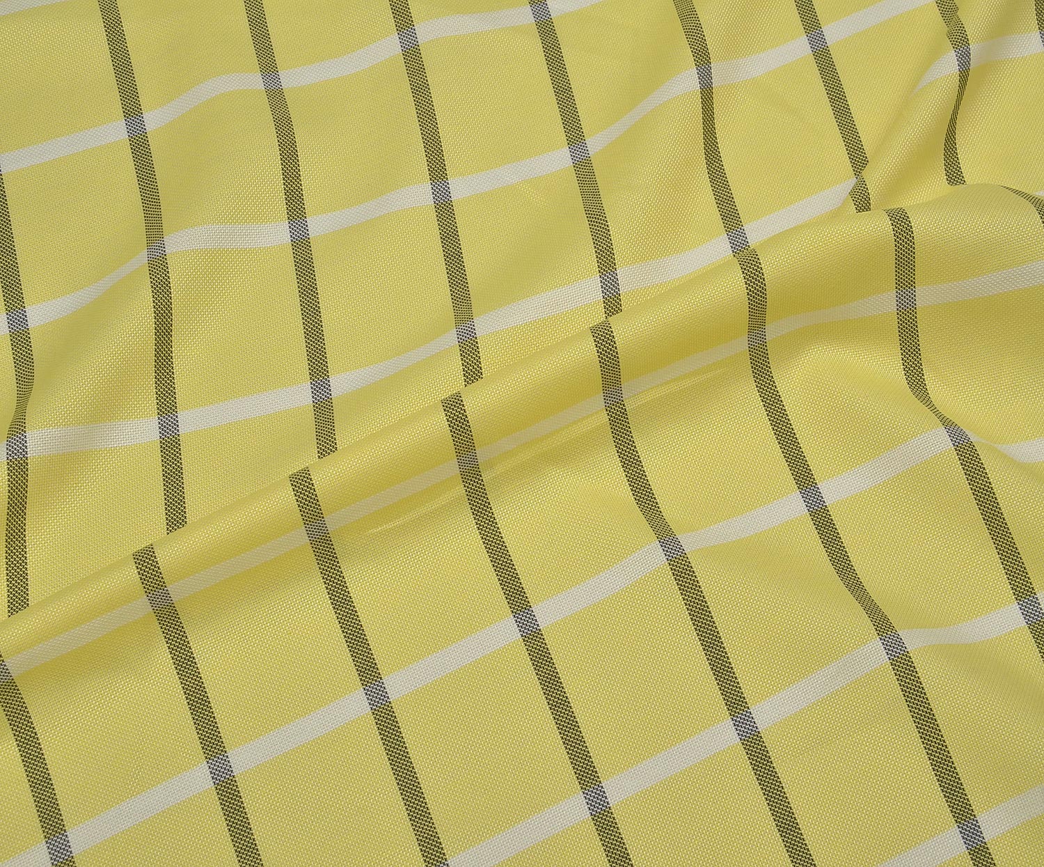 SHIRTING COTTON FABRIC - YELLOW