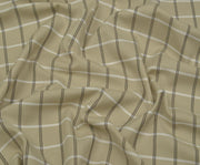 SHIRTING COTTON FABRIC - BEIGE