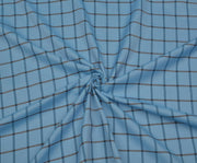 SHIRTING COTTON FABRIC - BLUE