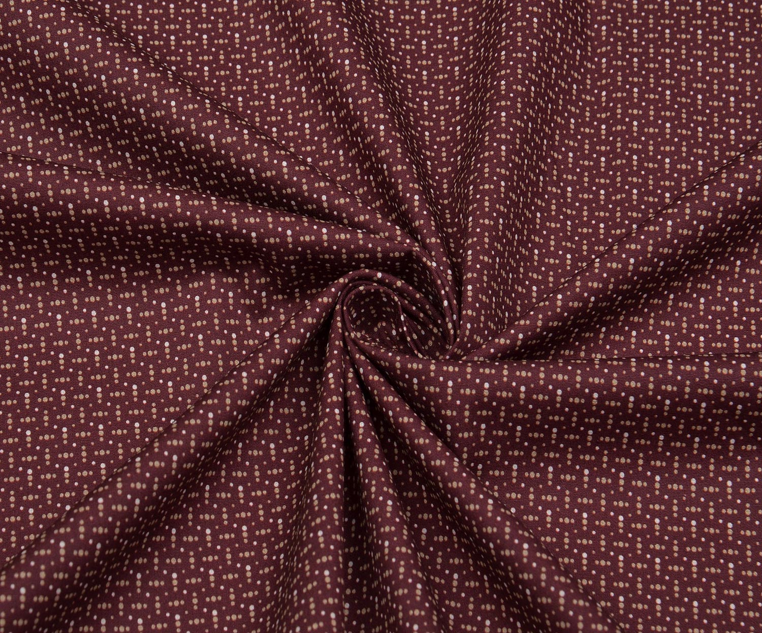 SHIRTING COTTON FABRIC - BURGUNDY