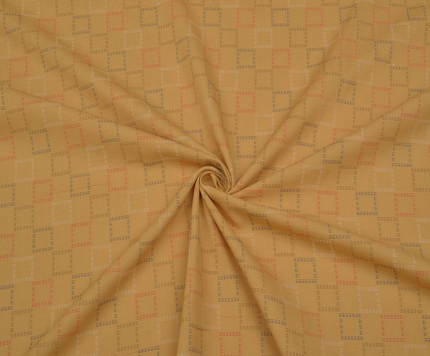 COTTON LINEN FABRIC - CAMEL