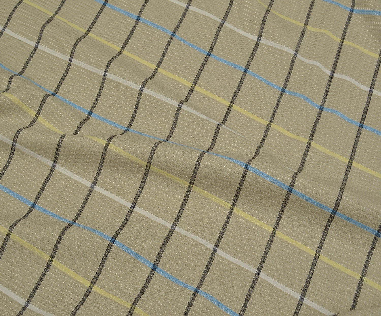 SHIRTING COTTON FABRIC - BEIGE