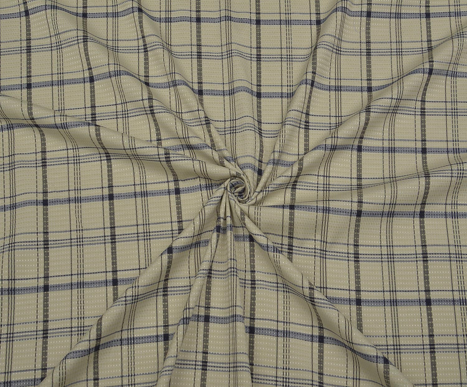 SHIRTING COTTON FABRIC - BEIGE