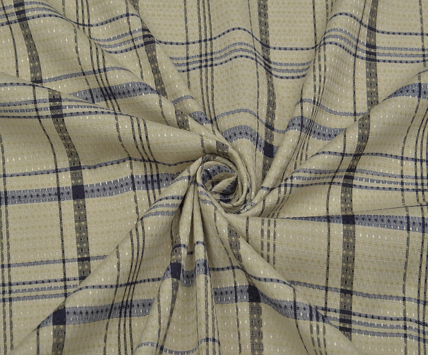 SHIRTING COTTON FABRIC - BEIGE