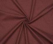 SHIRTING COTTON FABRIC - BURGUNDY