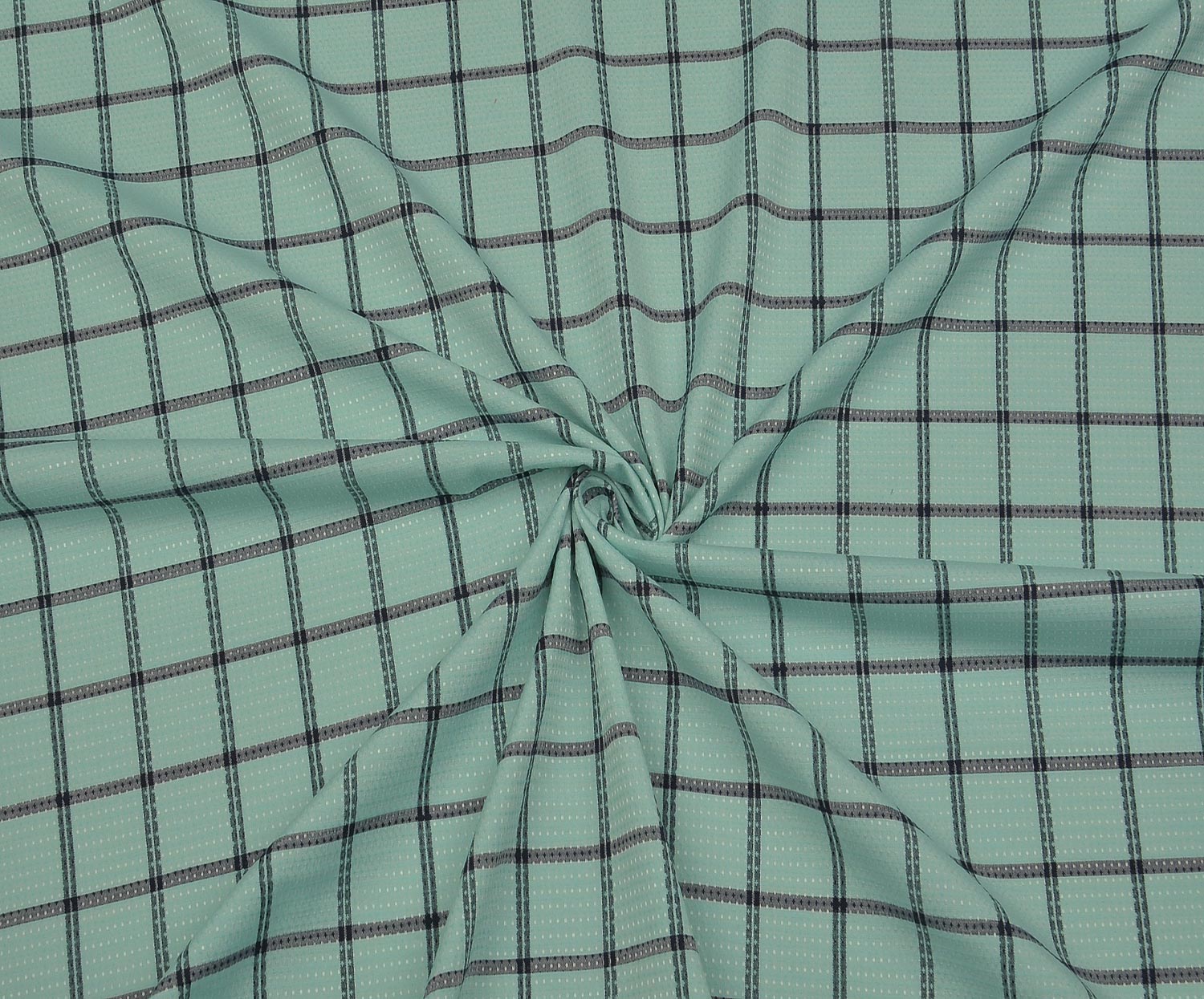 SHIRTING COTTON FABRIC - MINT