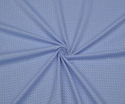 PRINTED COTTON FABRIC - BLUE