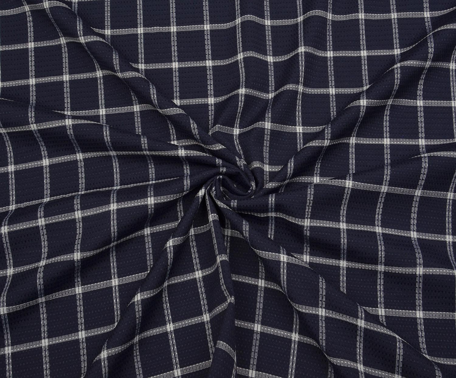 SHIRT COTTON FABRIC - NAVY BLUE