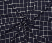 SHIRT COTTON FABRIC - NAVY BLUE
