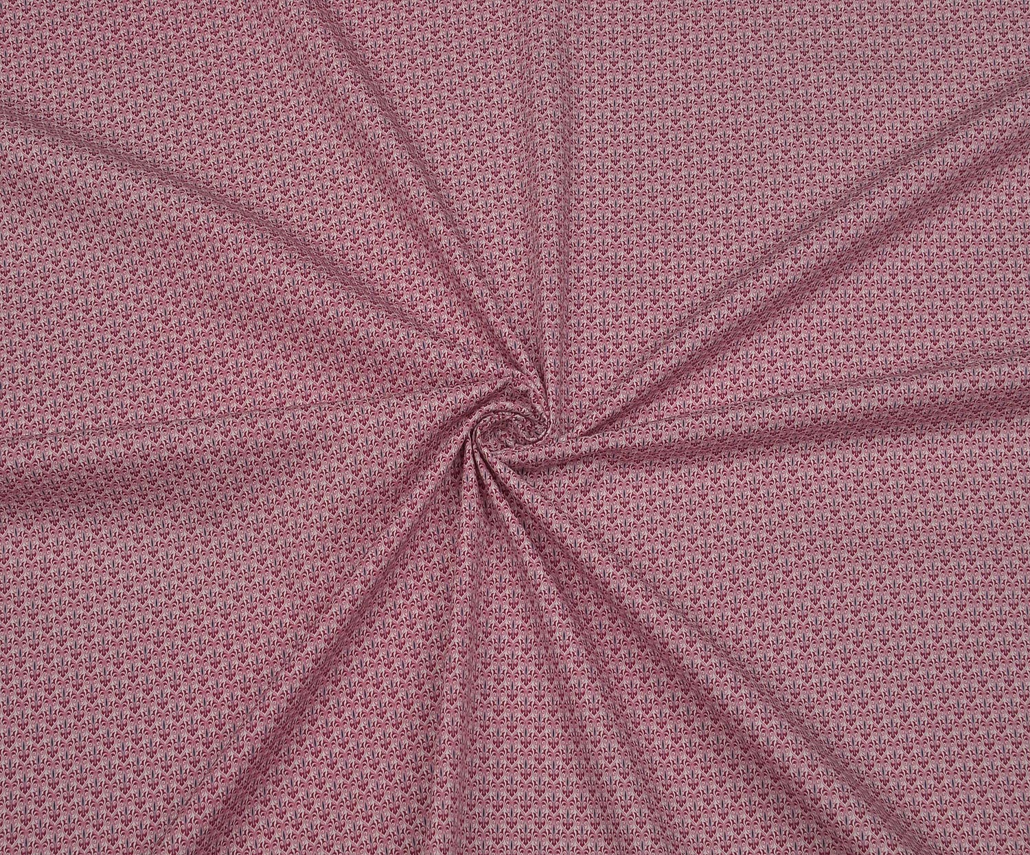 PRINTED COTTON FABRIC - PURPLE