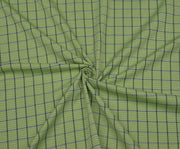 SHIRTING COTTON FABRIC - GREEN