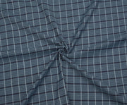 SHIRTING COTTON FABRIC - INDIGO