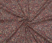 PRINTED COTTON FABRIC - NAVY