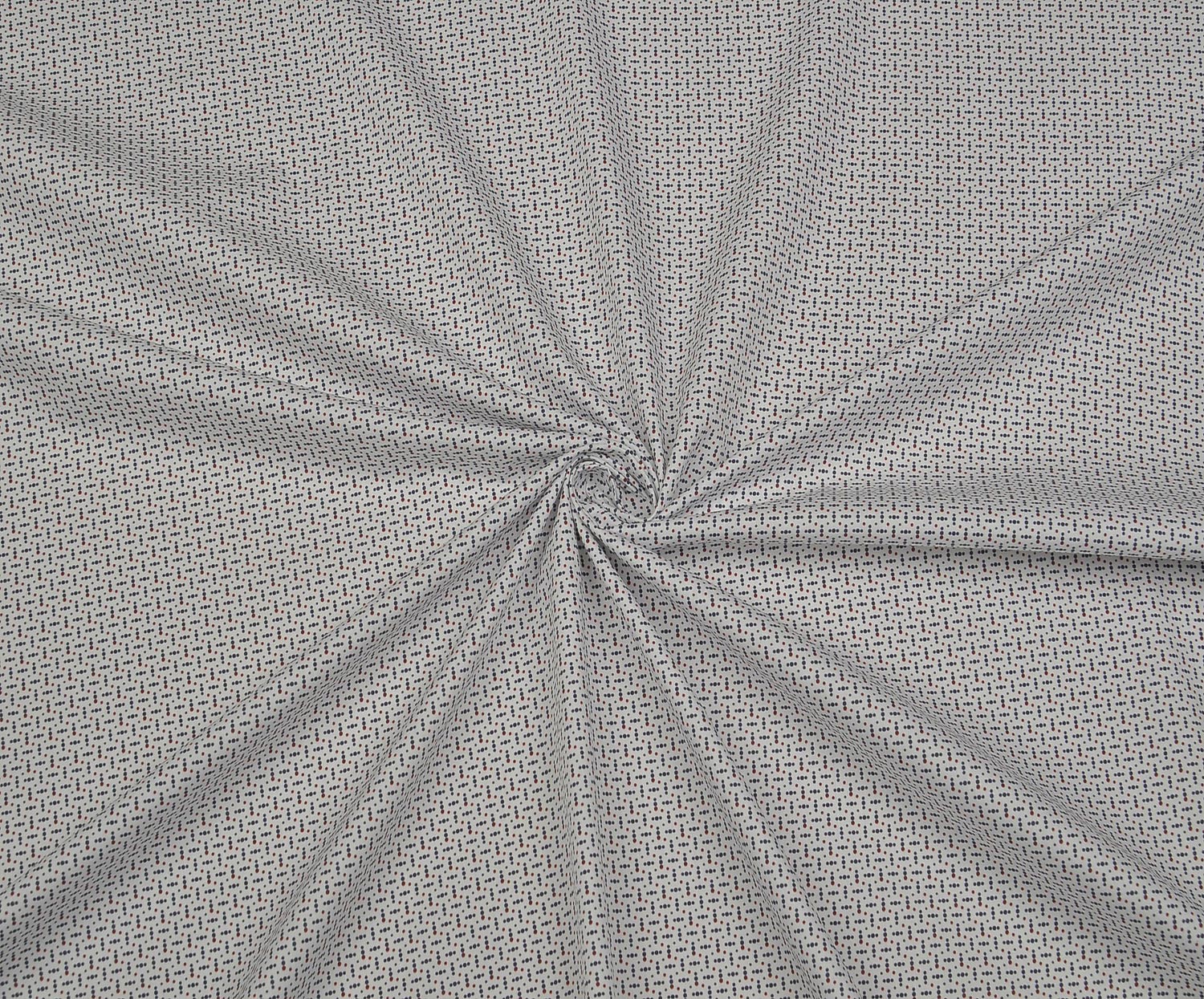 PRINTED COTTON FABRIC - ECRU