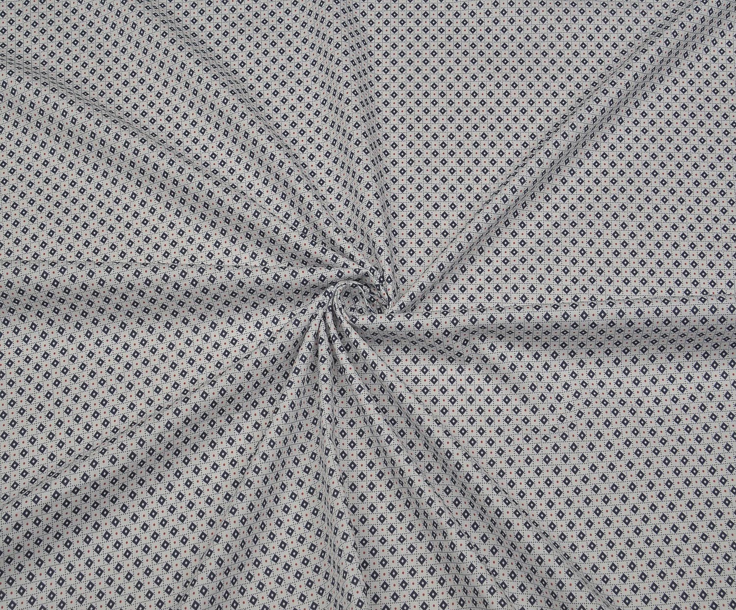 PRINTED COTTON FABRIC - ECRU