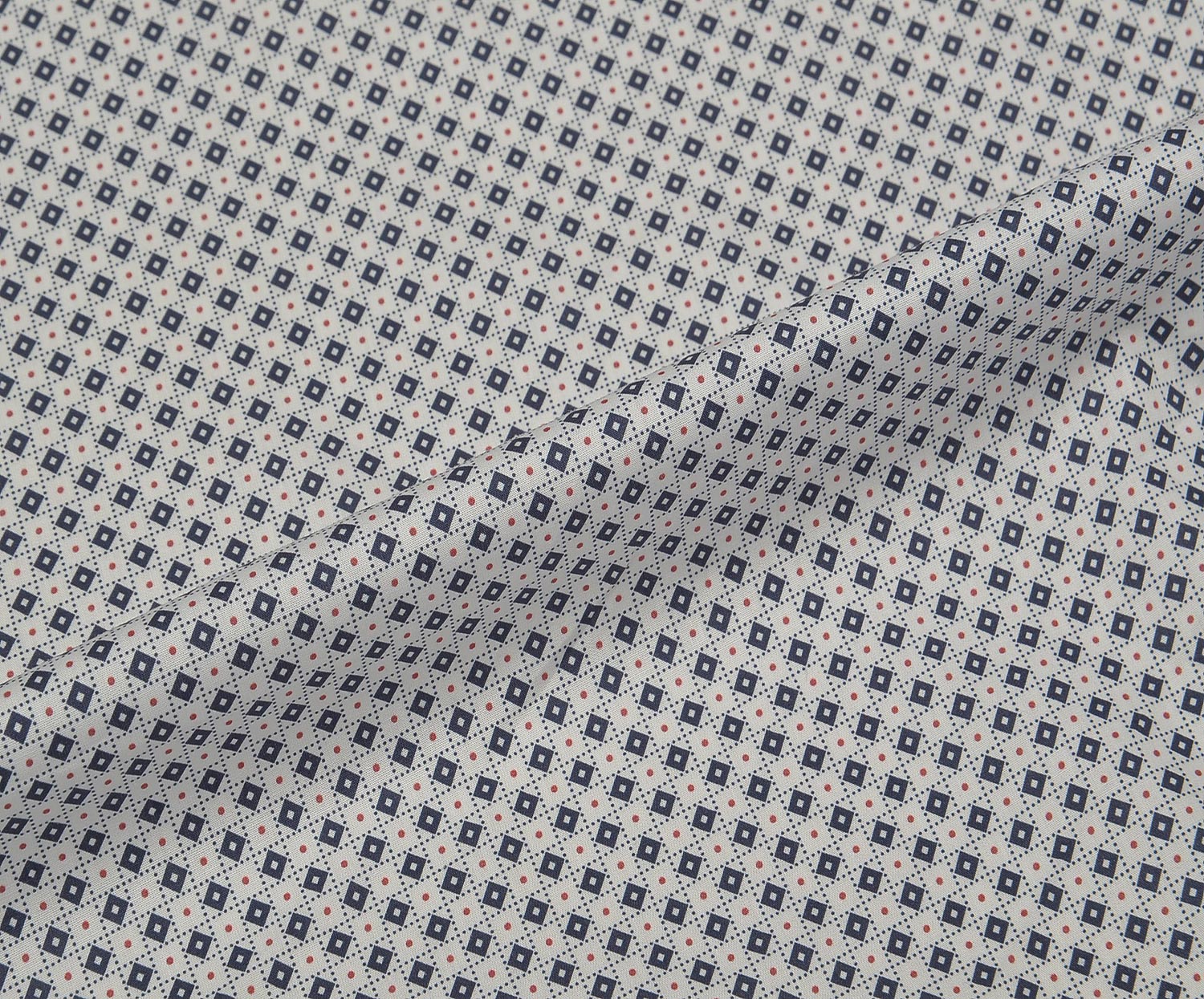 PRINTED COTTON FABRIC - ECRU