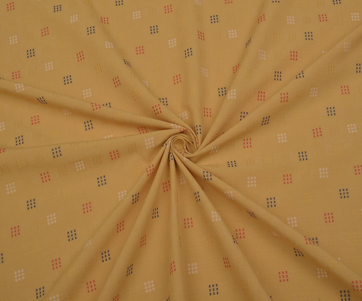 SHIRTING COTTON FABRIC - CAMEL
