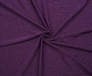 SHIMMERING OTTOMAN KNITTED FABRIC - PURPLE