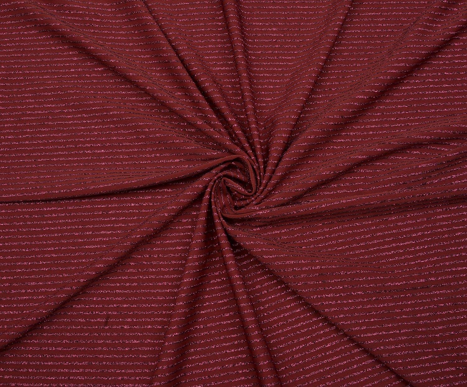 GLITTERY OTTOMAN KNITTED FABRIC - BORDEAUX