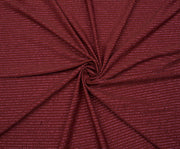 GLITTERY OTTOMAN KNITTED FABRIC - BORDEAUX