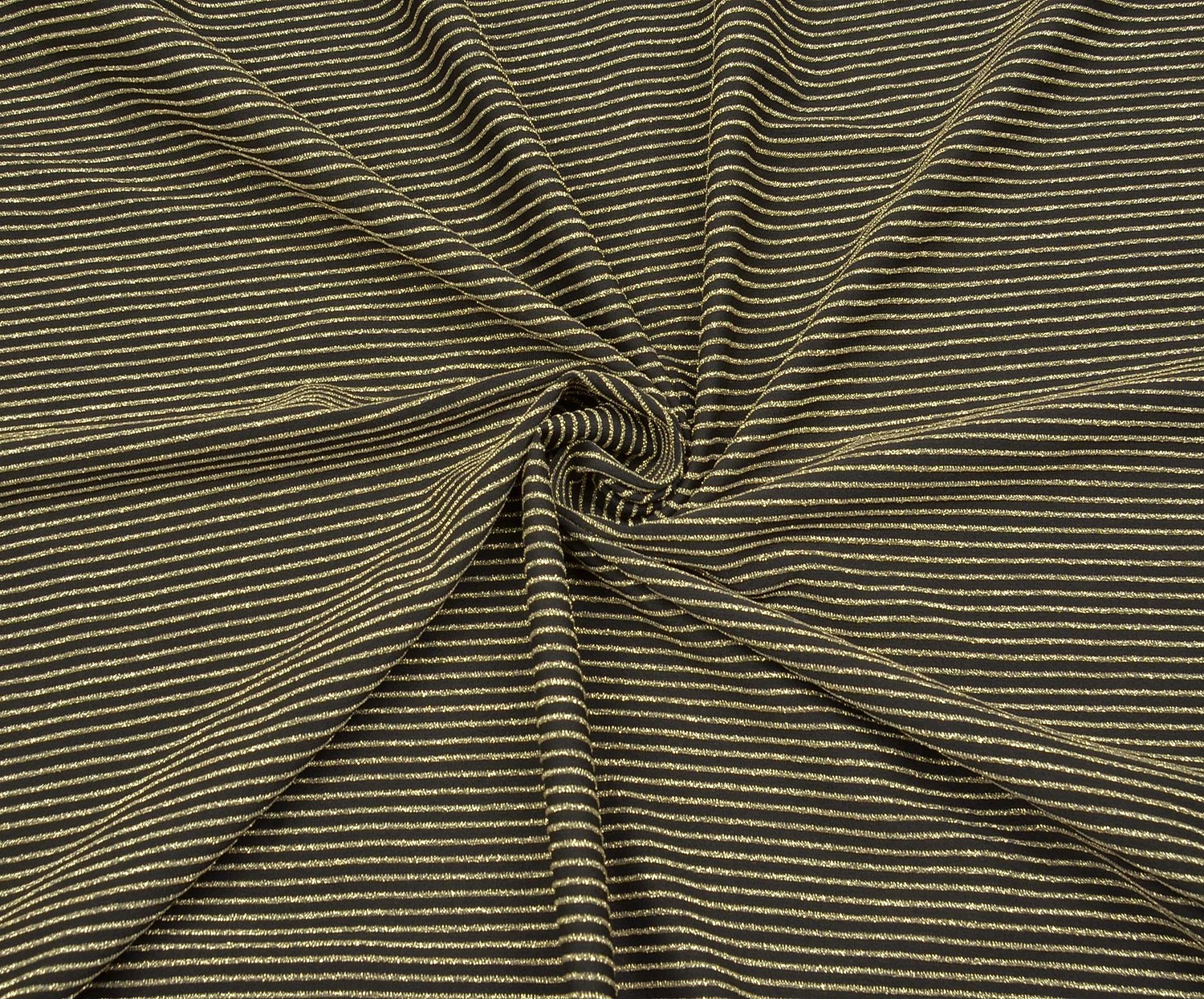 GLITTERY OTTOMAN KNITTED FABRIC - GOLD
